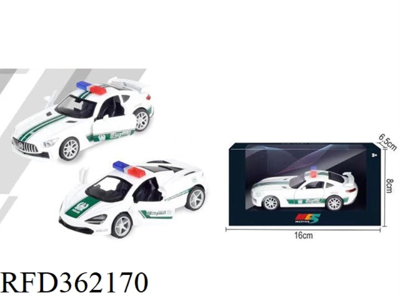 1:32 MERCEDES-BENZ GTR MCLAREN MIDDLE EAST POLICE CAR MIXED