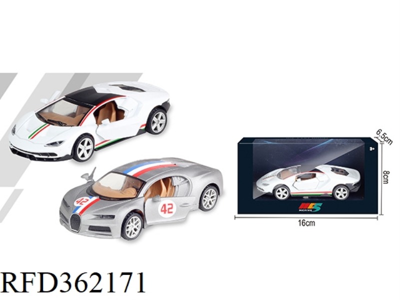 1:32 LAMBORGHINI BUGATTI RACING EDITION SIMULATION ALLOY CAR MIXED
