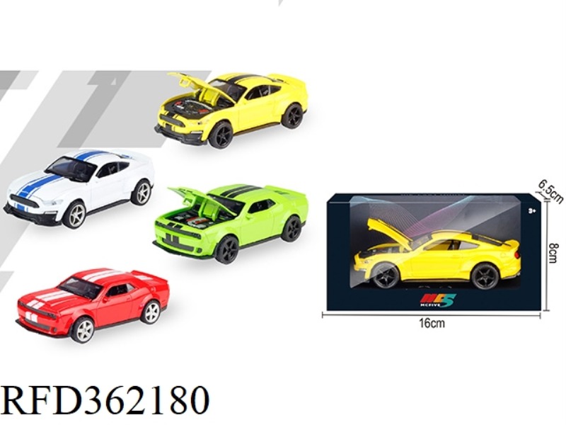 1:36 DODGE MUSTANG COLLISION SIMULATION ALLOY CAR MIXED