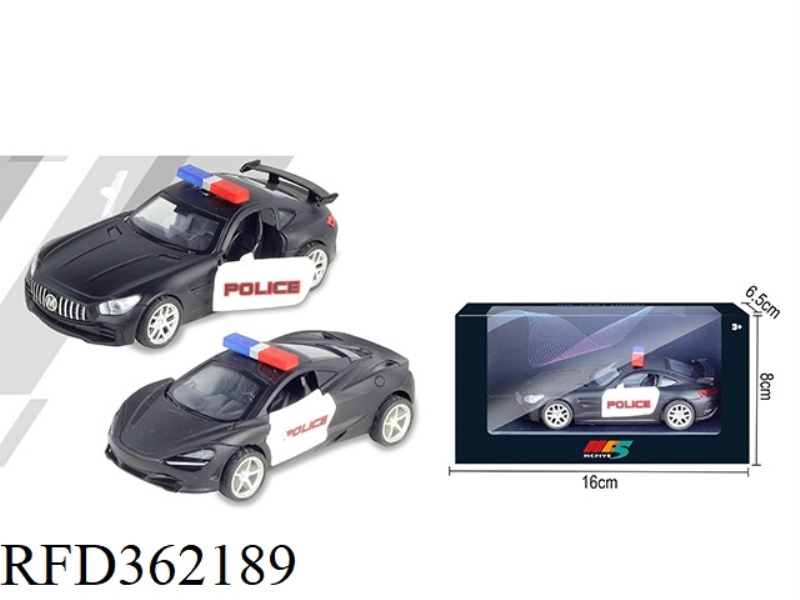 1:32 MERCEDES-BENZ GTR MCLAREN POLICE CAR MIXED