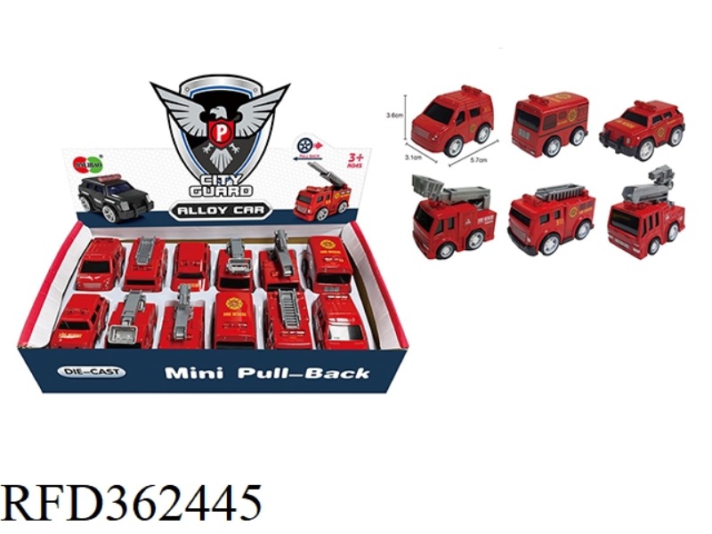 MILE Q VERSION OF THE RETURN METAL FIRE TRUCK