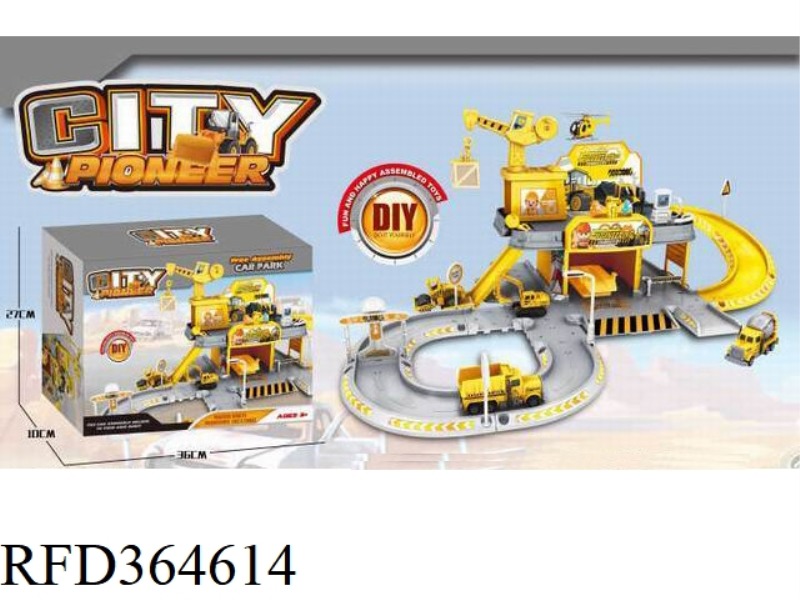 DIY BOTTLED ENGINEERING PARKING LOT: 3 ALLOY ENGINEERING VEHICLES
