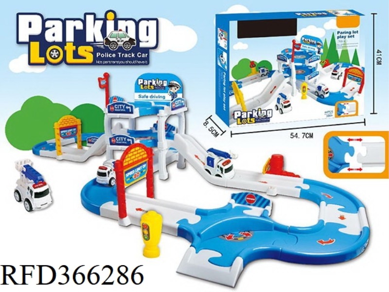 2 POLICE ALLOY PARKING LOT