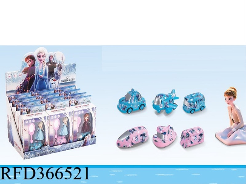 ICE AND SNOW ALLOY CAR PULL BACK FUNCTION/12PCS
