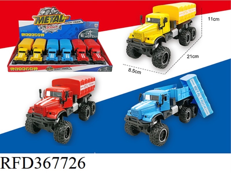 CLAAS OPEN DOOR PULL BACK TRANSPORT TRUCK 6PCS