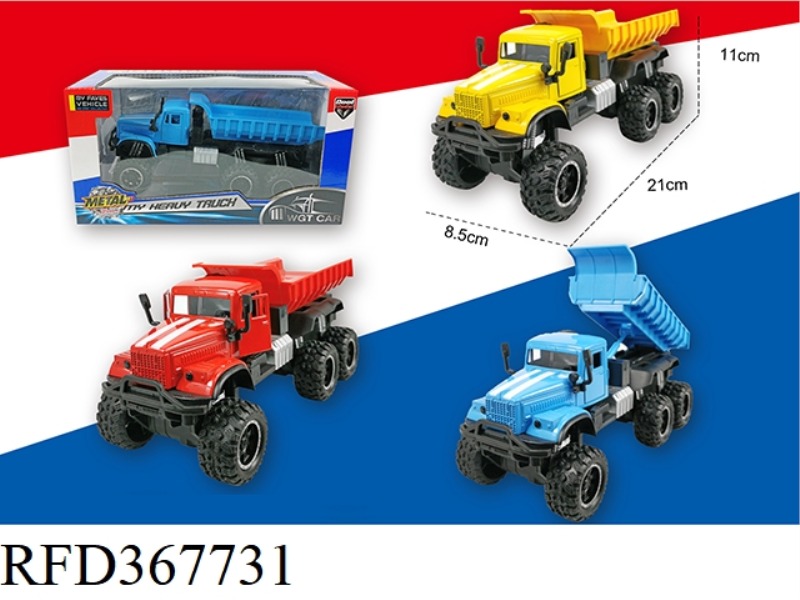 KLASS OPEN DOOR PULL BACK DUMP TRUCK