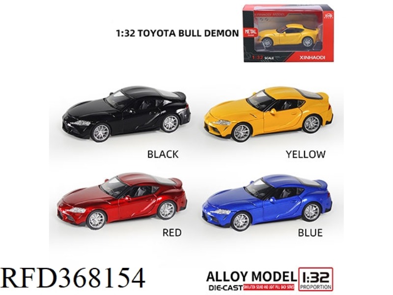 1:32 TOYOTA BULL DEMON BLISTER BOX (INCLUDING BASE DISPLAY)