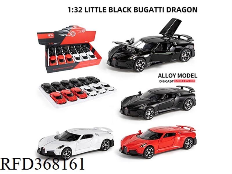 1:32 BUGATTI 12 PIECES/DISPLAY BOX