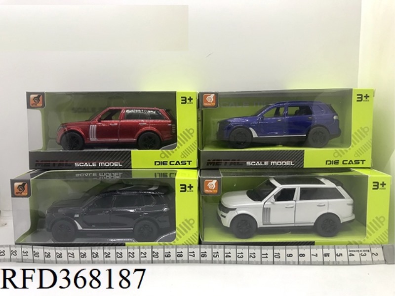 ALLOY PULL BACK THREE-DOOR SPORTS CAR (1:36)