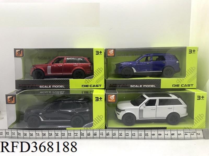 ALLOY PULL BACK THREE-DOOR SOUND AND LIGHT SPORTS CAR (1:36)
