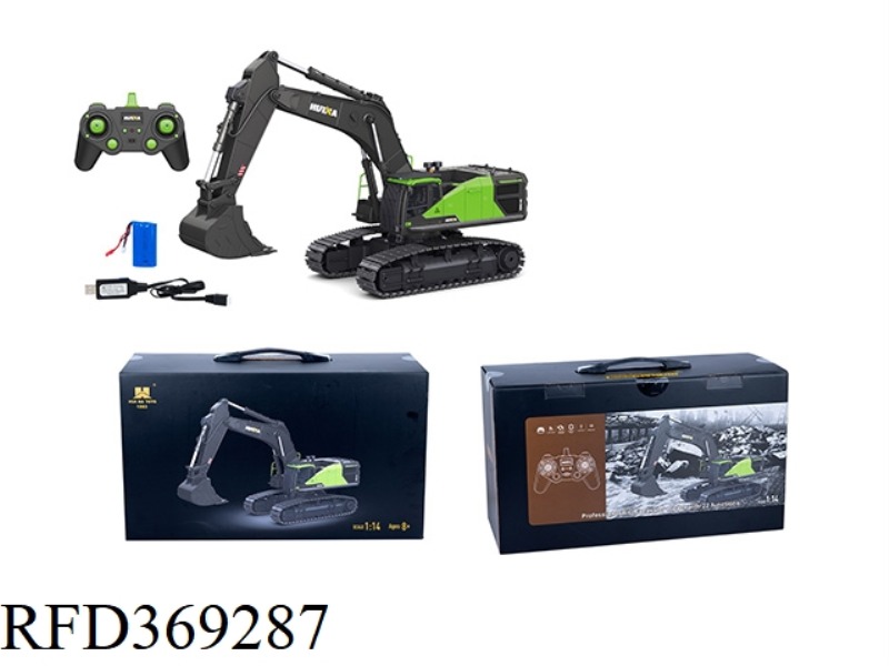 1:14 22 CHANNEL ALLOY REMOTE CONTROL EXCAVATOR