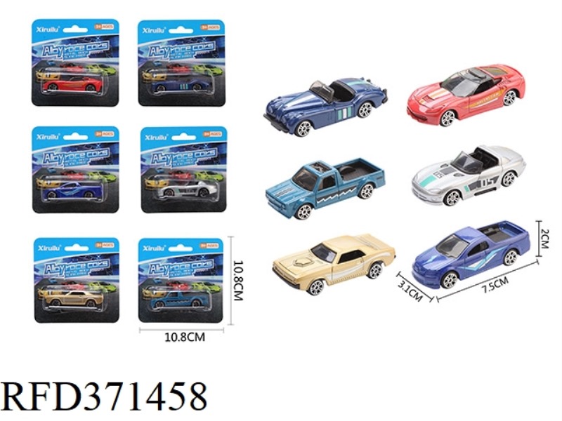 1:64 SLIDING ALLOY CAR SINGLE PACK (CITY CAR)