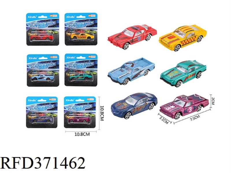 1:64 SLIDING ALLOY CAR SINGLE PACK (CLASSIC CAR)