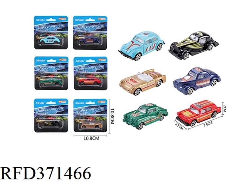 1:64 SLIDING ALLOY CAR SINGLE PACK (CLASSIC CAR)