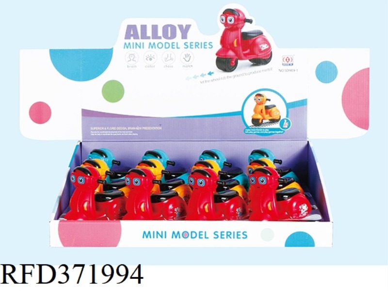CARTOON ALLOY MOTORCYCLE (12PCS)