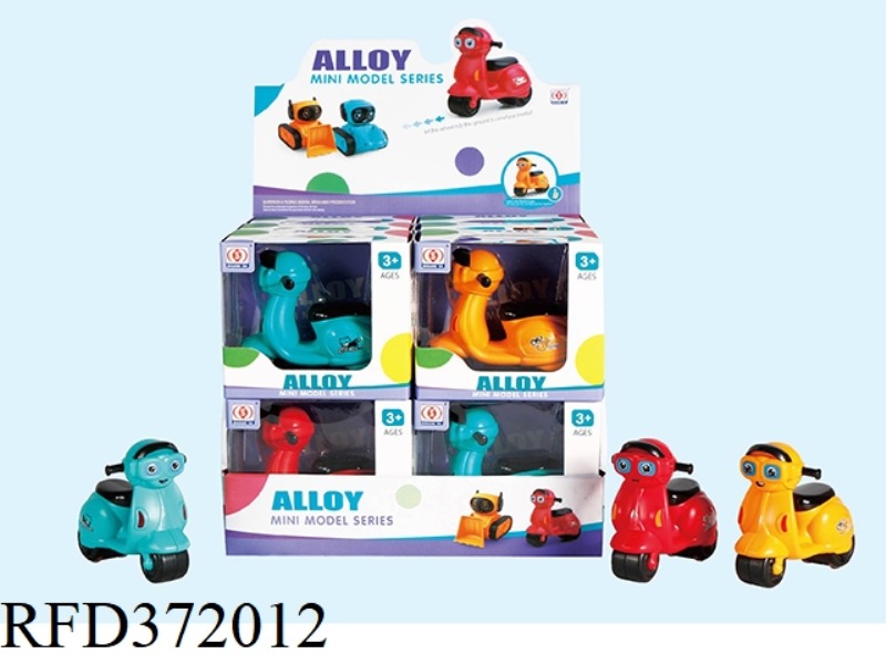 CARTOON ALLOY MOTORCYCLE (12PCS)