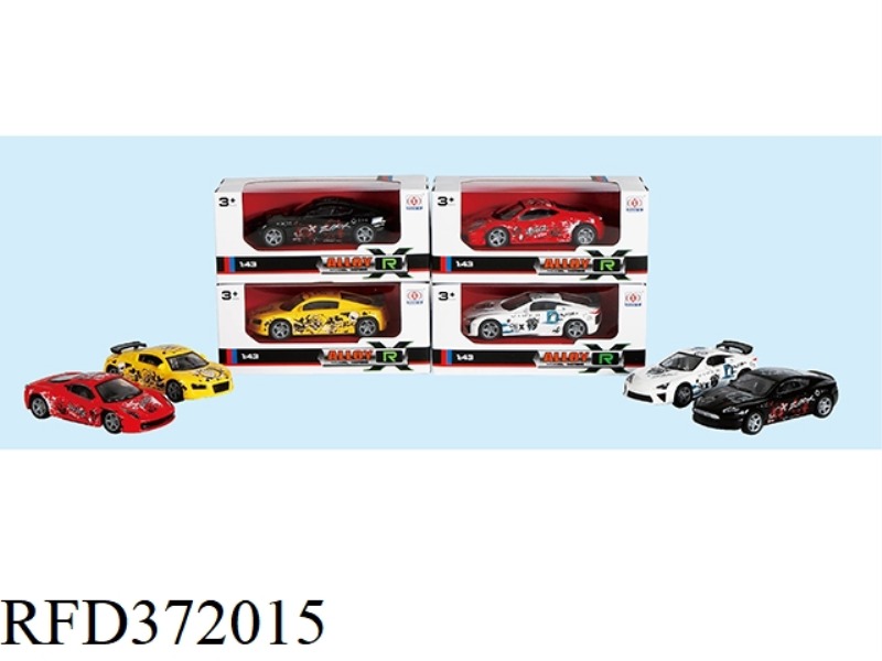 PRINTED ZINC ALLOY CAR