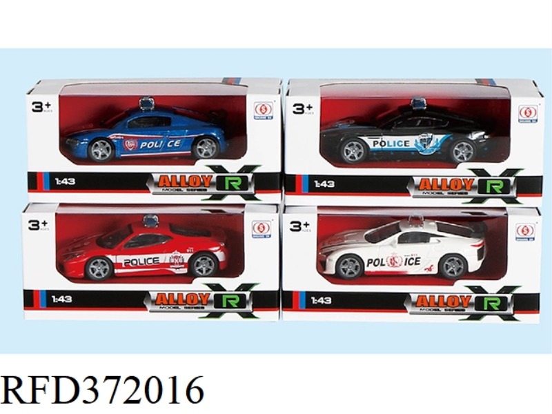 POLICE CAR ZINC ALLOY CAR