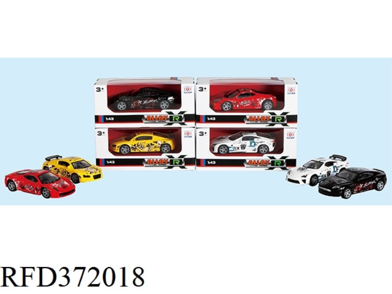 PRINTED ZINC ALLOY CAR