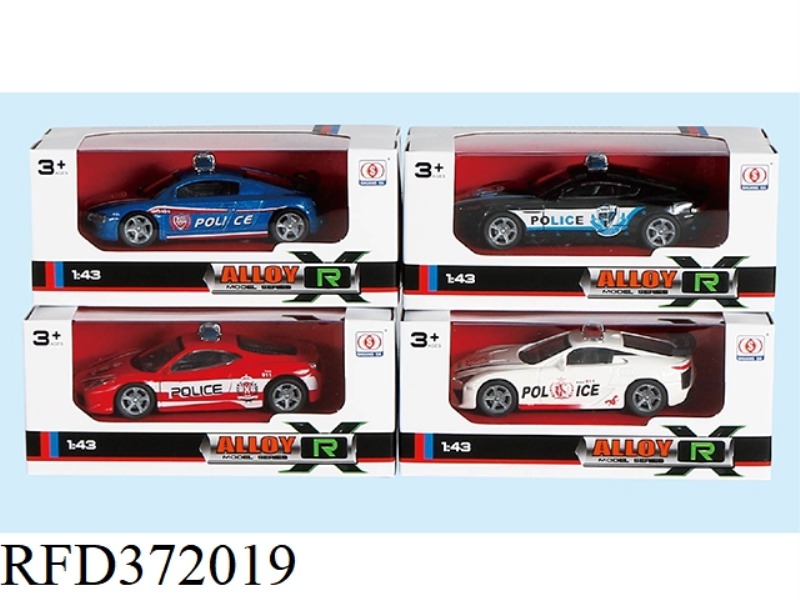 POLICE CAR ZINC ALLOY CAR