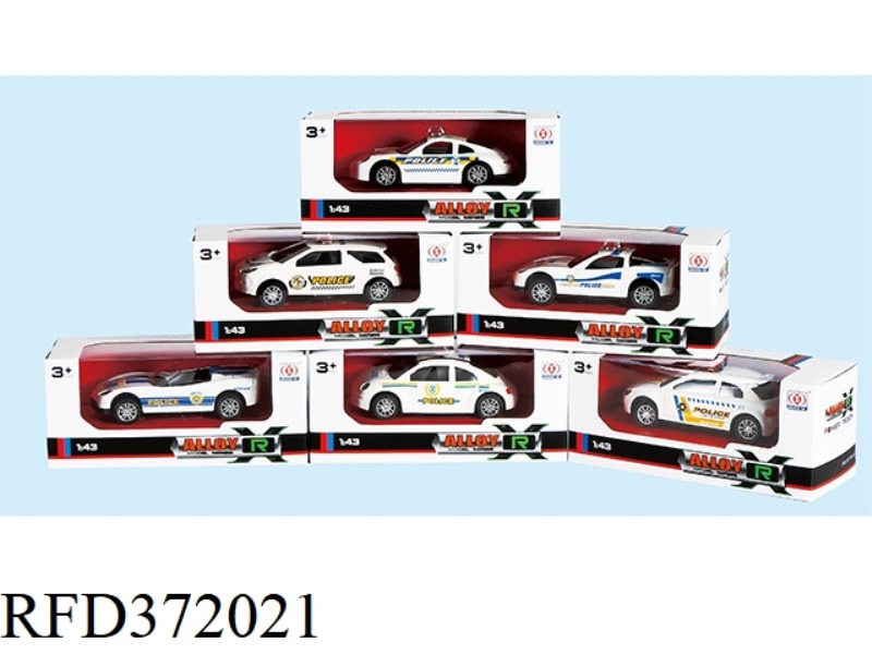 POLICE CAR ALLOY CAR