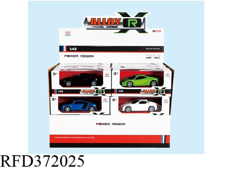 SIMULATION ZINC ALLOY CAR (18PCS)