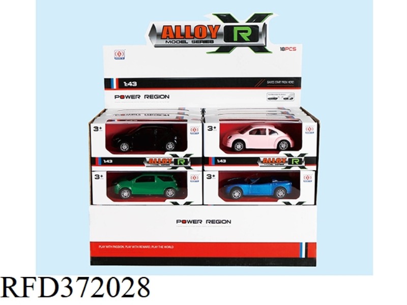 SIMULATION ZINC ALLOY CAR (18PCS)