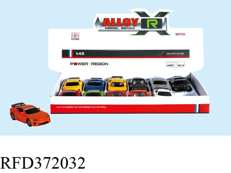 SIMULATION ZINC ALLOY CAR (12PCS)
