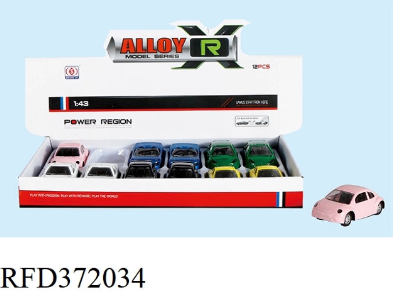 SIMULATION ZINC ALLOY CAR (12PCS)
