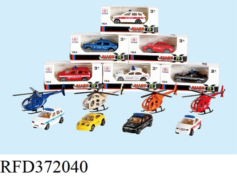POLICE CAR ZINC ALLOY CAR