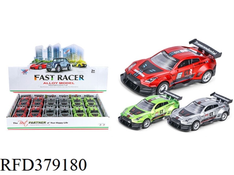 1:36 ALLOY PULL BACK CAR MODEL (12PCS)