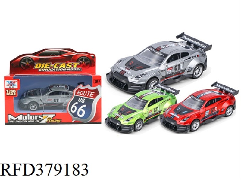 1:36 ALLOY PULL BACK CAR MODEL (1 SET)