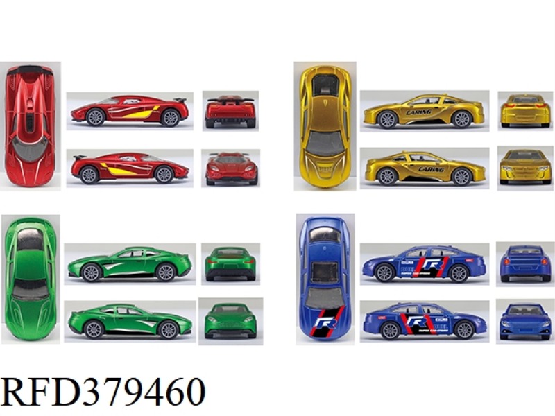1:43 ALLOY PULL BACK SPORTS CAR 24PCS