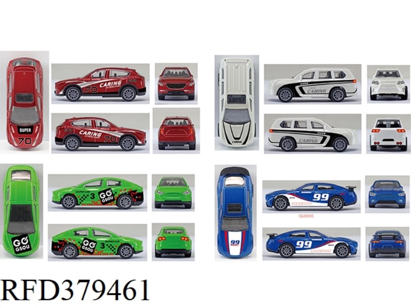 1:43 ALLOY PULL BACK SPORTS CAR 24PCS