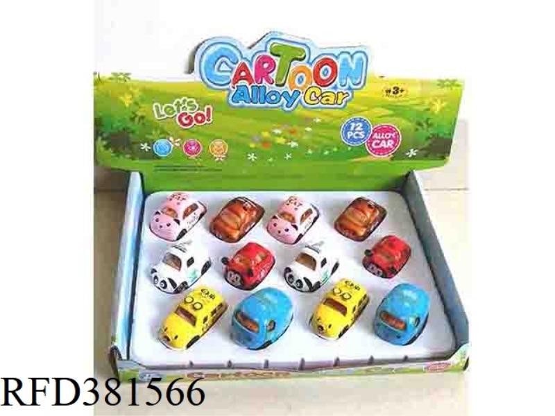 MEIMEI CARTOON SCOOTER 1 DISPLAY BOX 12, 6 STYLES, 6 COLORS MIXED