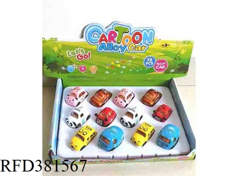 MEIMEI CARTOON BOOMBACK 1 DISPLAY BOX 12 6 MODELS 6 COLORS MIXED PACKAGING