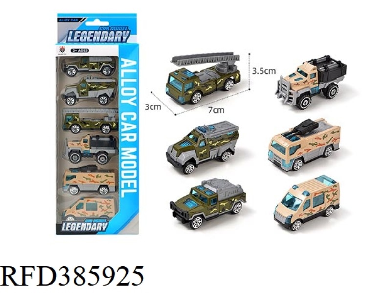 ALLOY SLIDING MILITARY 6 PACKS