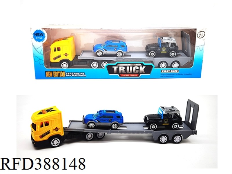 2 TRACTOR-MOUNTED SLIDING ALLOY CARS