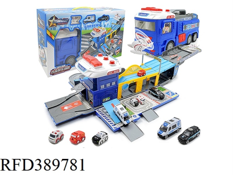 ALLOY SWAT CONTAINER TRUCK
