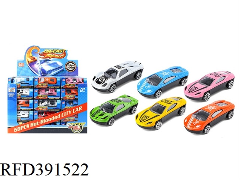 1:72 ALLOY SCOOTER 60PCS