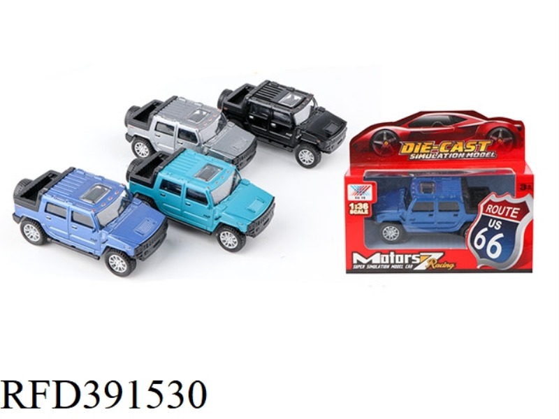1:36 ALLOY PULL BACK CAR MODEL (1 SET)