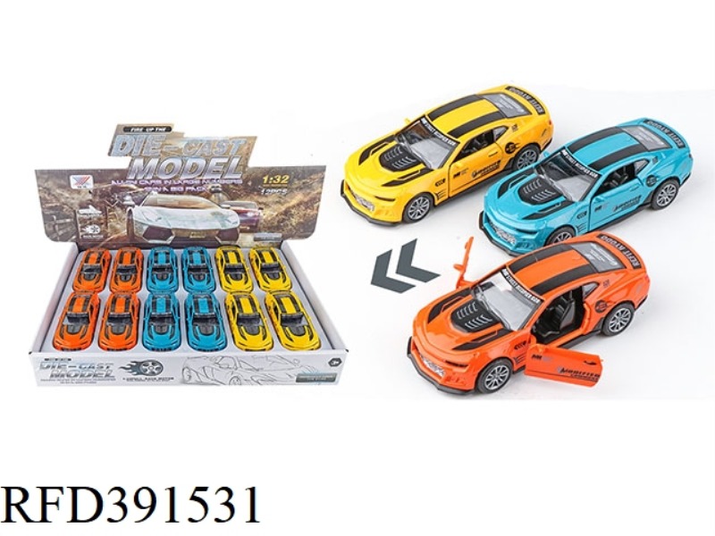1:32 ALLOY PULL BACK CAR MODEL OPEN DOOR 12PCS