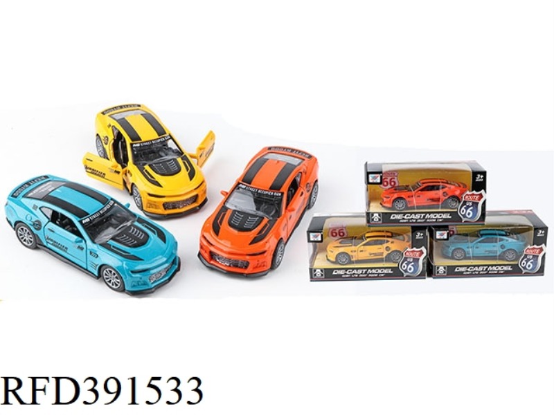 1:32 DIE-CAST ALLOY CAR PULL BACK TO OPEN THE DOOR (1 PACK)