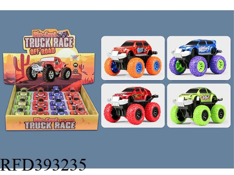 1:43 ALLOY OFF-ROAD INERTIAL CAR 12PCS