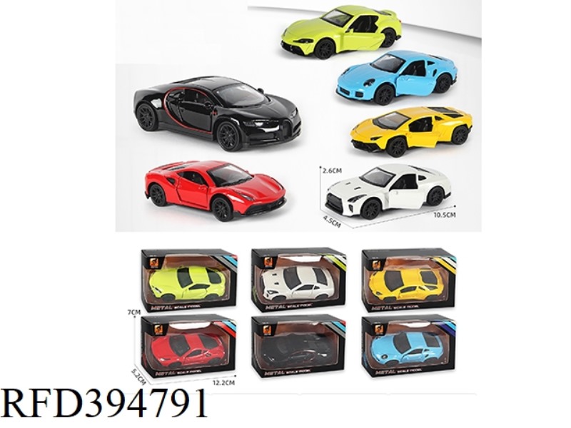PULL BACK ALLOY SPORTS CAR (1:43)