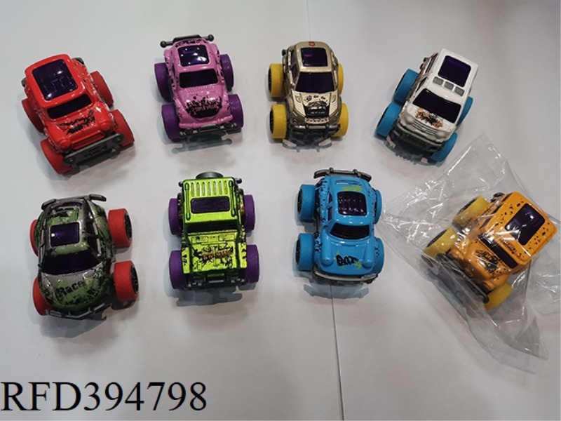 ALLOY GRAFFITI BIGFOOT PULL BACK CAR