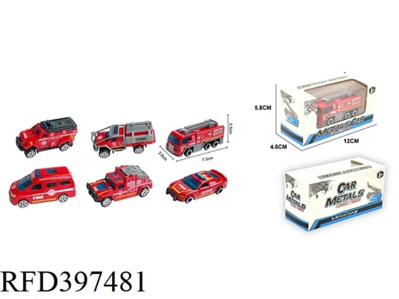 SLIDING ALLOY FIRE TRUCK