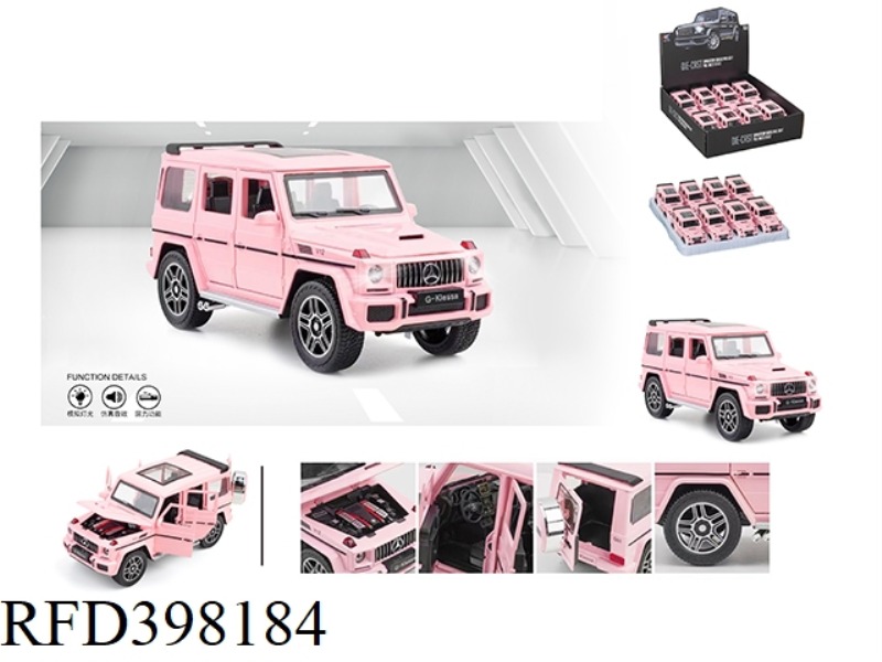 1:24 PINK BENZ G63 (8PCS)