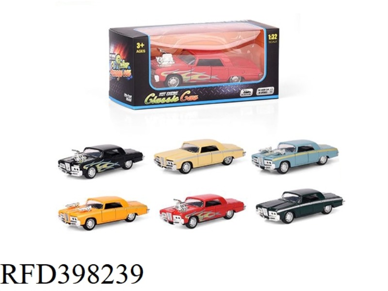1:32 ALLOY PULL BACK CHRYSLER CAR (DOUBLE DOOR)