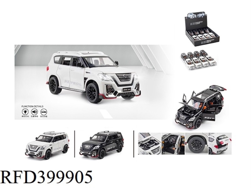 1:24 NISSAN PATROL 8PCS